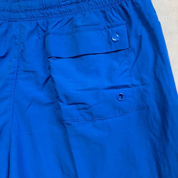 All In Motion Mens Large Blue Volley Shorts 6" Active Split Hem Drawstring Waist - Picture 12 of 15